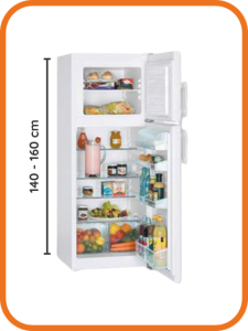 FrigosInn, lloguer nevera MIDA XL: 140 - 160 cm